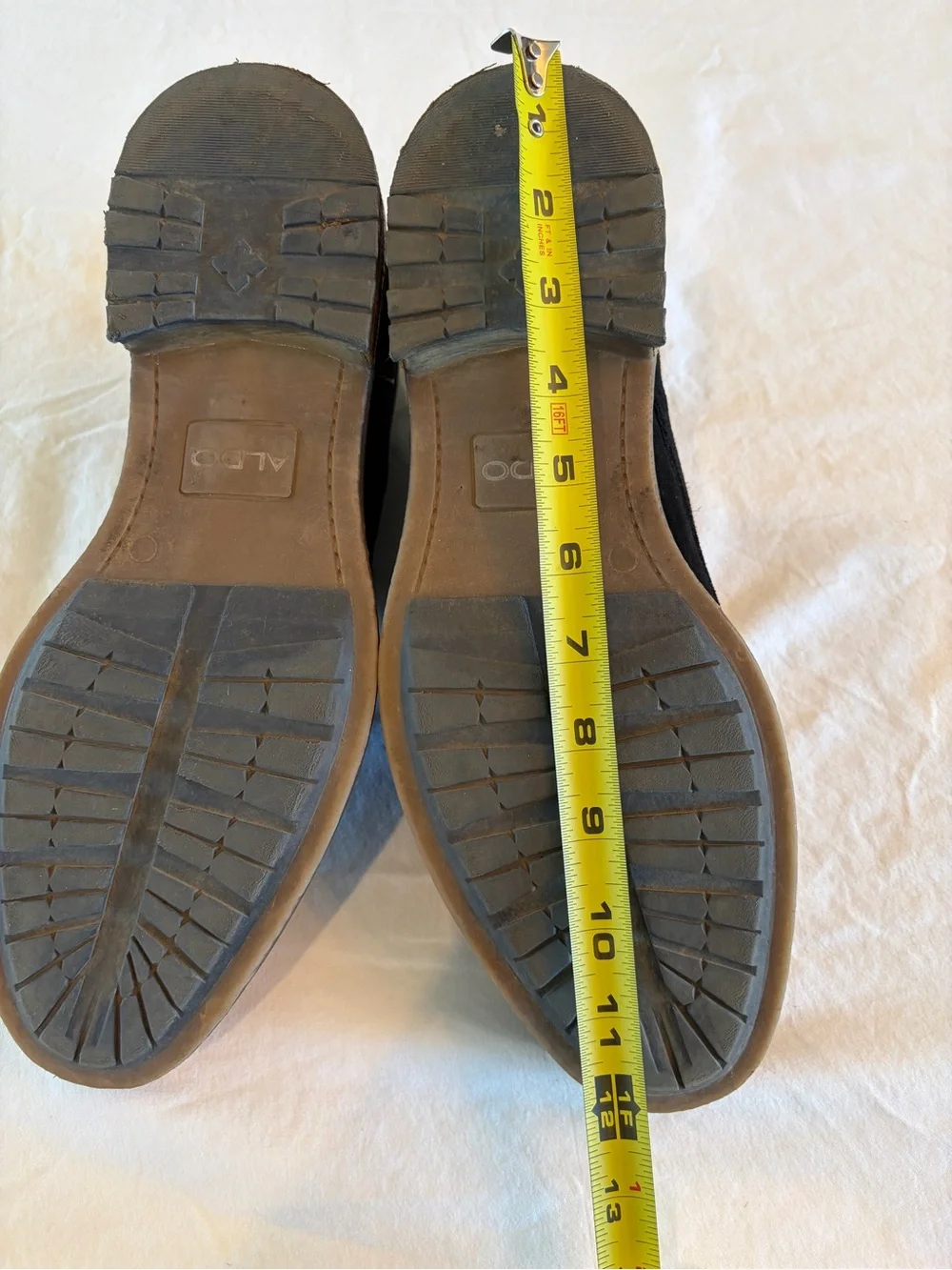 Aldo Black Suede Lace-Up Chukka Boots size 13